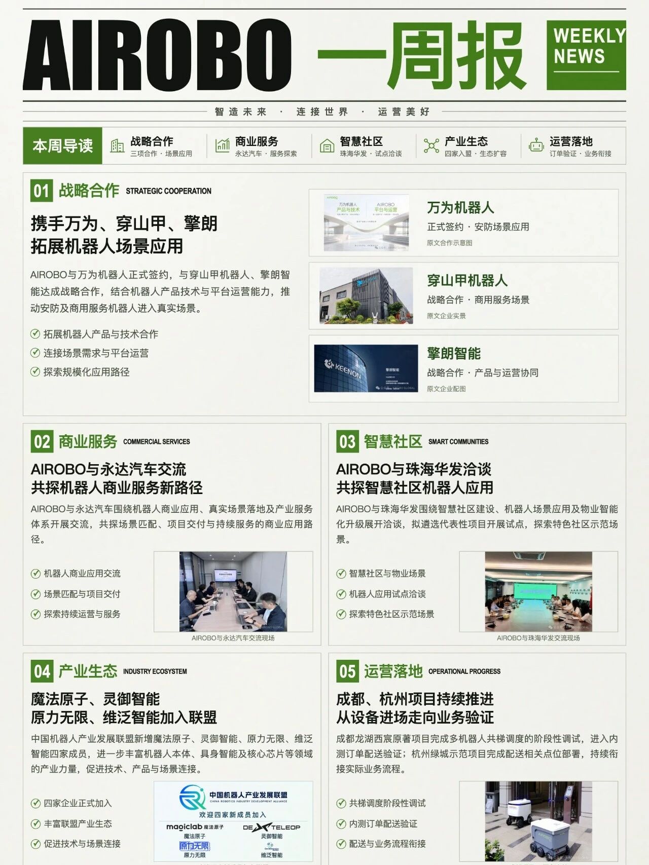 AIROBO一周报|九月第3周 五大重点进展