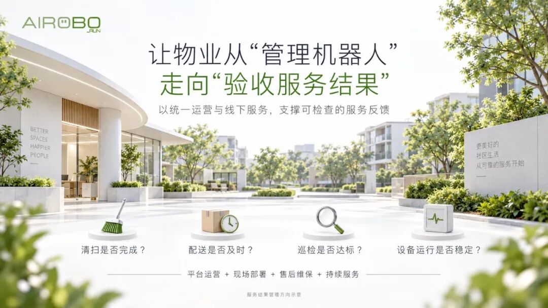 AIROBO正式进入机器人售后维保服务端,推动机器人从“设备交付”走向“服务结果交付”